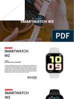 New Smartwatch W2 Launch