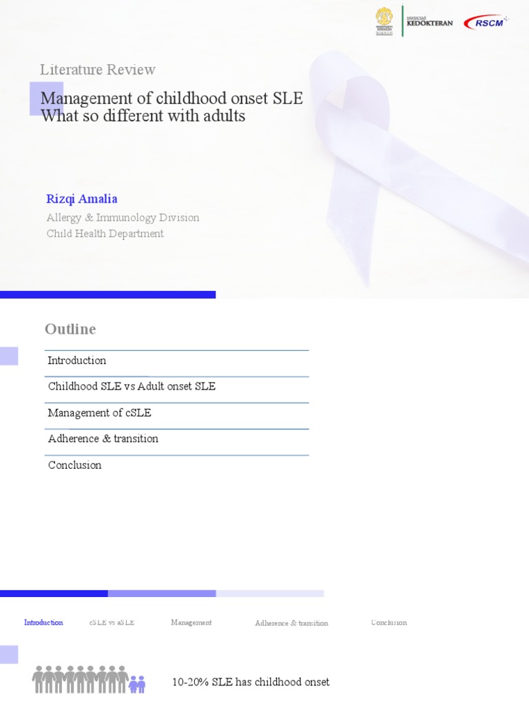 Management of SLE in Children | PDF | Medical Specialties | Clinical ...