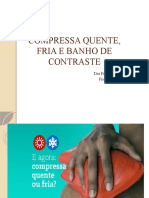 Palestra-Compressa Quente, Fria e Banho de Contraste-Palestra