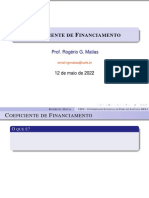 Coeficiente de Financiamento