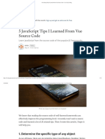 5 JavaScript Tips I Learned From Vue Source Code - Level Up Coding