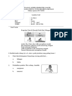 Soal Tematik Kls IV PAS 2018