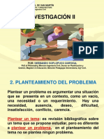 EL PROYECTO DE INVESTIGACIÓN - Planteamiento Del Problema (Contín.)