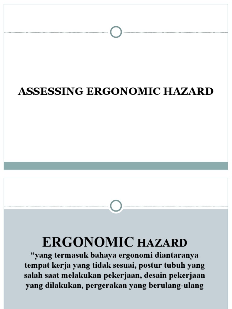 Ergonomic Hazard PDF