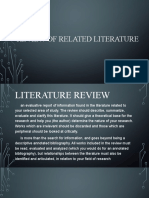 Review of Related Literature