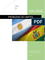 Geografia - Problema de Limites Argentina y Bolivia