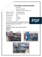 Informe de Actividades de Metrologia