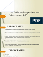1 The Different Perspectives and Views On The Self