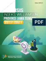 Analisis Indeks Williamson Provinsi Jawa Tengah 2017-2021