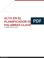 Alta Planificador Palabras Clave 2022