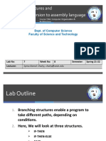 COA - Lab - Lecture-5 If Else