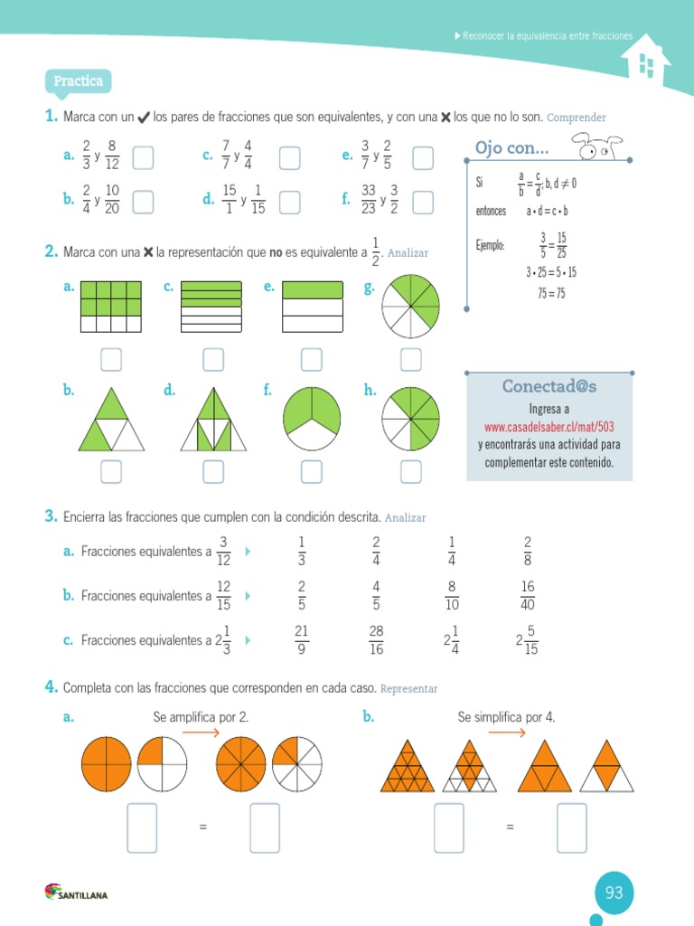 Actividades de Fracciones para Primaria | PDF