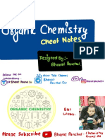  Organic Chemistry Cheat Notes