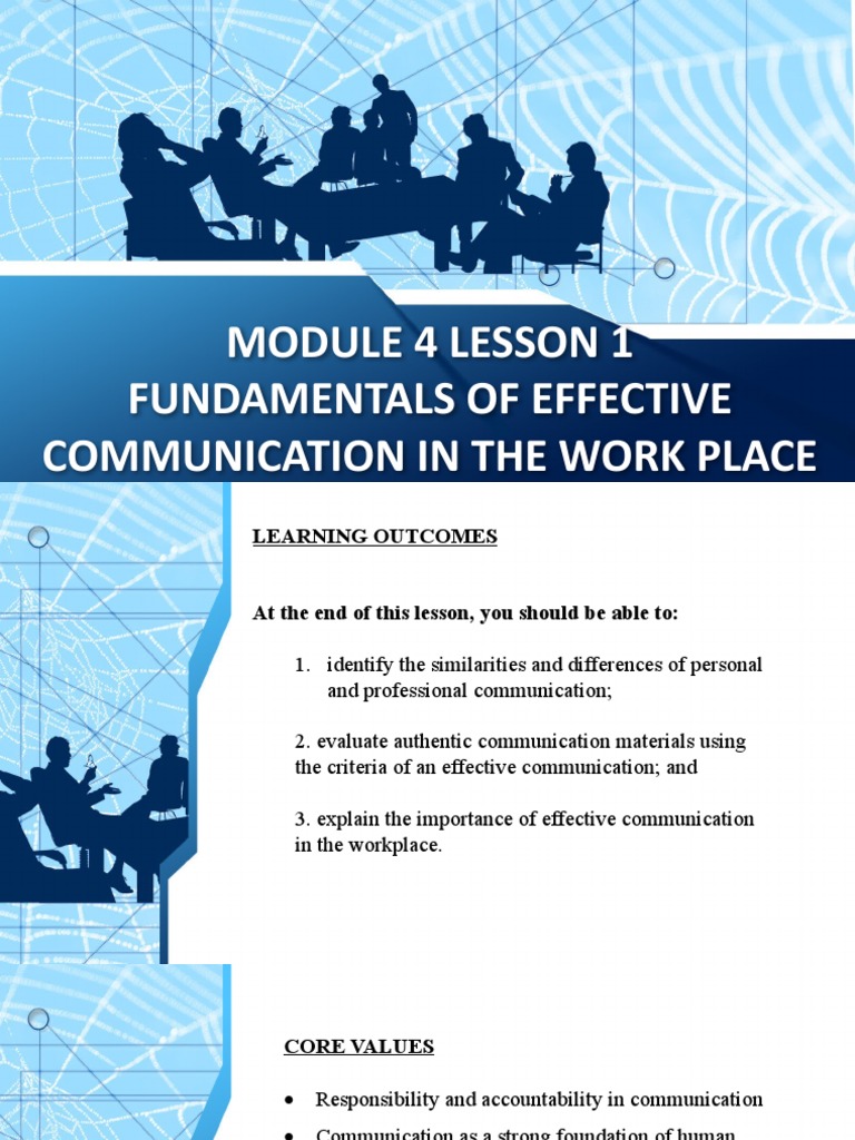 Module 4 Lesson 1 | PDF