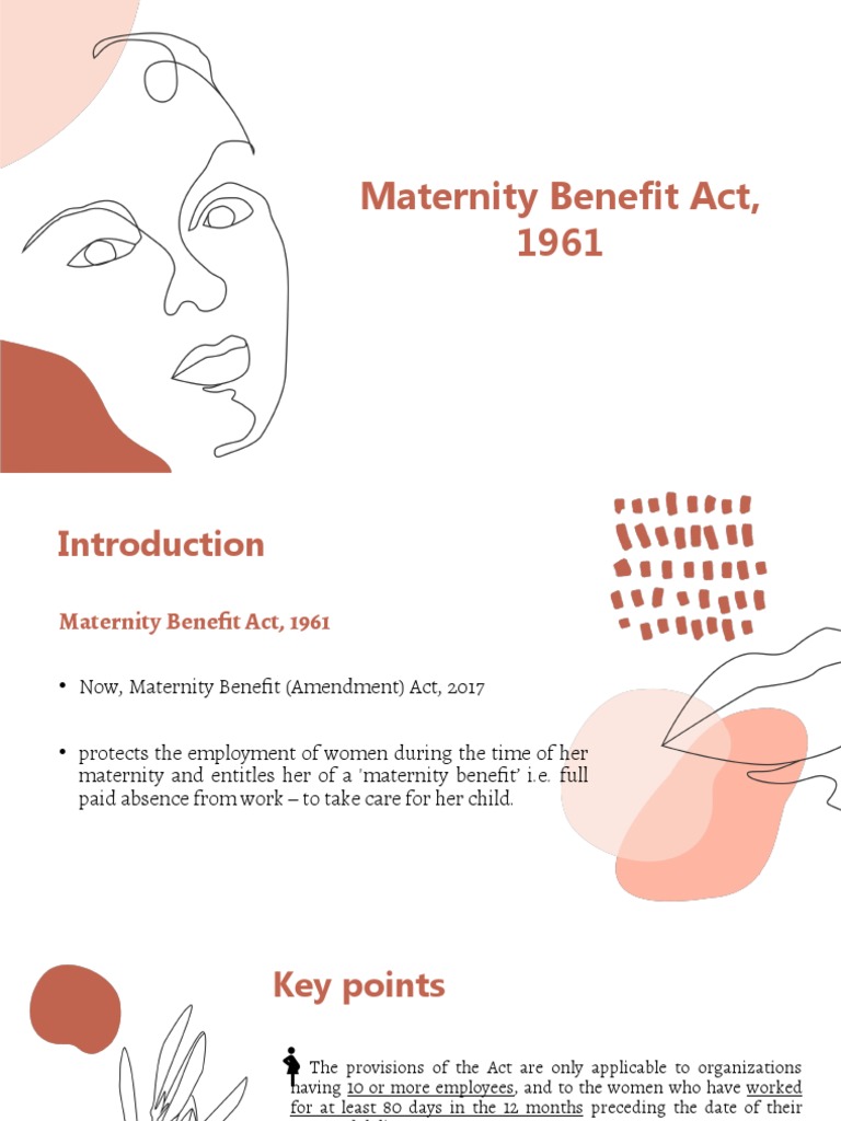 Maternity Benefit Act, 1961 PDF