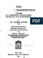 Alfred Adler's the Neurotic Constitution