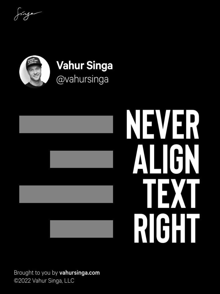 Never Align Text Right 1659081339 PDF Communication Computing