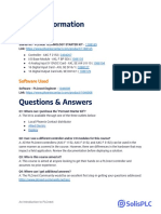 PLCnext Course Intro Document, Info & Q&A