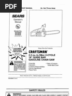 Download Sears Chainsaw Manual by Greg Raife SN60889046 doc pdf