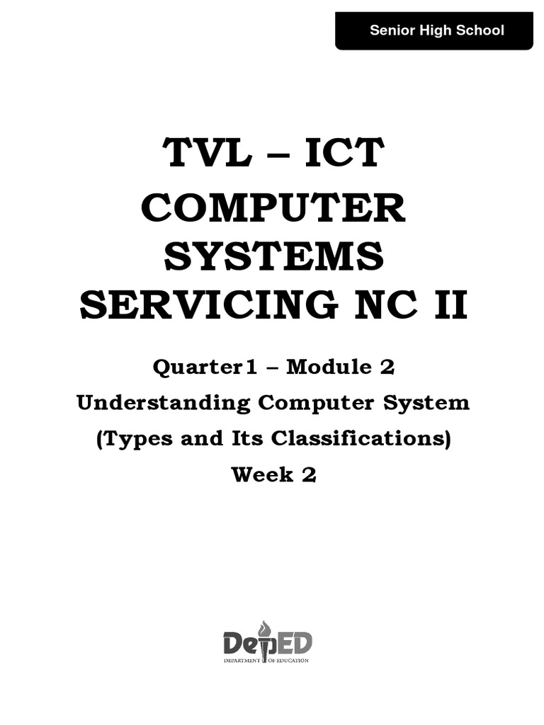 TVL - Ict - Computer Systems Servicing Ncii - Q1 - Module 2 Passed 1 | PDF