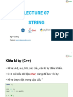Lecture07 String