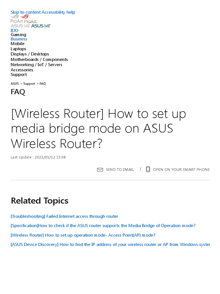 (Wireless Router) How To Set Up Media Bridge | PDF | Wi Fi | Router ...
