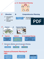 Types of Planning: Centralised vs Decentralised and Directive vs Comprehensive