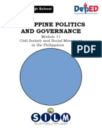 PPG - SHS - MOD11 - Civil Society and Social Movement in The Philippines