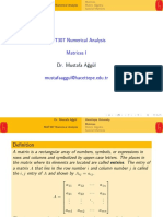 2nd Matrices I