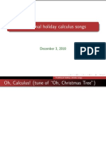 Calculus Carols