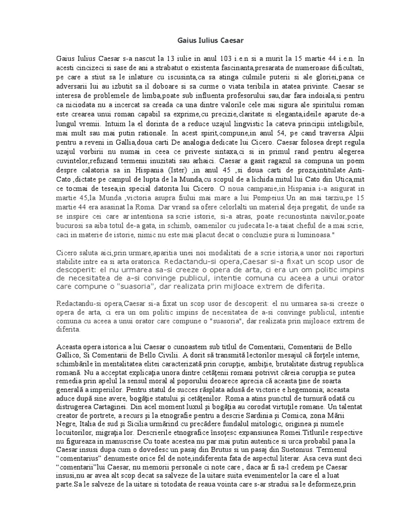 Gaius Iulius Caesar | PDF