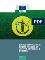 Ghidul Cetățeanului Pentru Accesul La Justiție În Probleme de Mediu