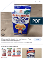 Iogurte para Soltar Intestino Japao - Pesquisa Google