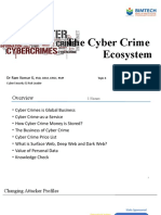 Topic 4 - Cyber Crime Ecosystem - DR Ram Kumar G