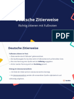 Deutsche Zitierweise Vorlesungsfolien