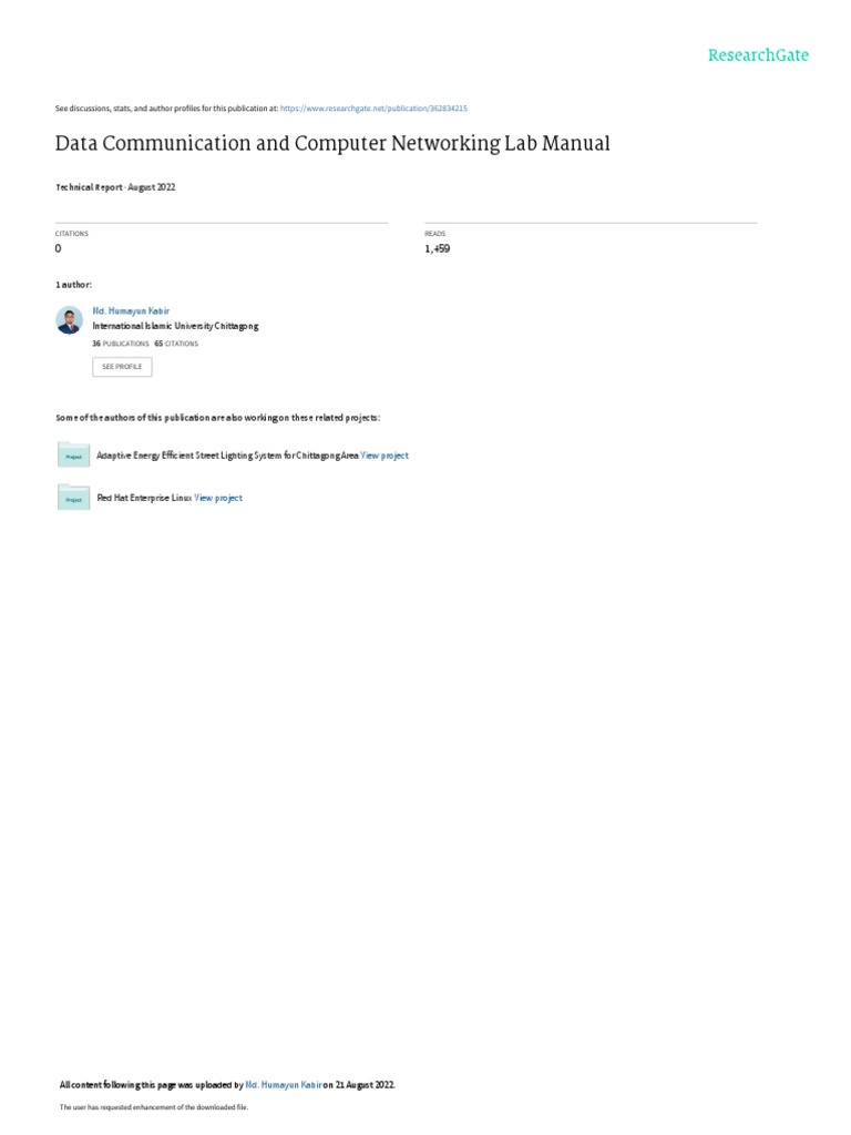 Data communicationand computer networking lab manual pdf