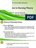 Introduction To Nursing Theory