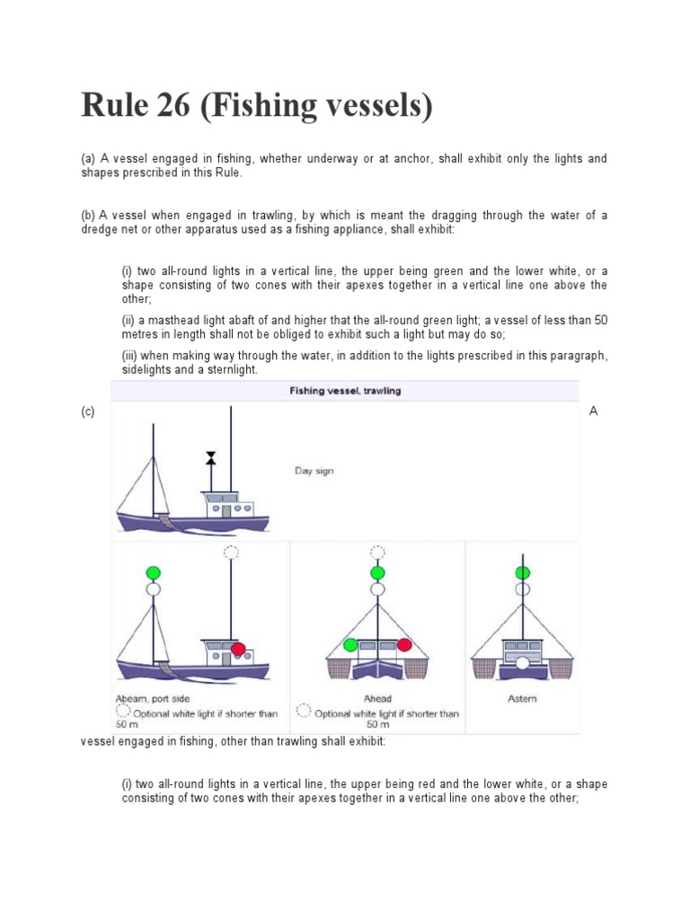 Colregs Rule 2630 PDF Anchor Maritime Pilot