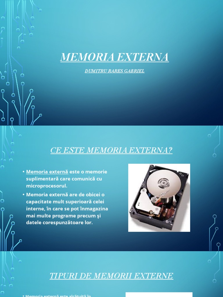 Memoria Externa | PDF