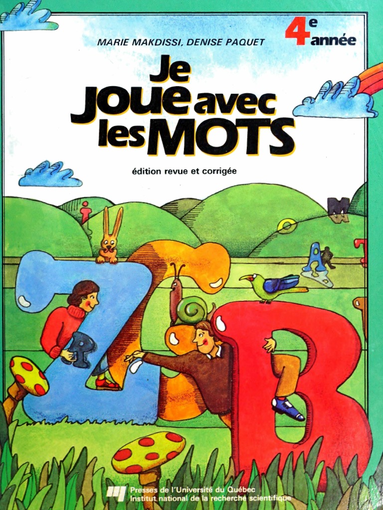 Je Joue Avec Les Mots | PDF