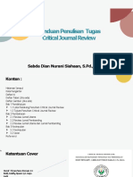 Panduan Penulisan Critical Journal Review