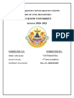 Appearance and Non Appearance of Parties in CPC