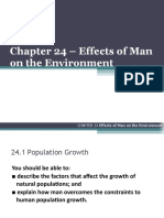 Chapter 24 - Effects of Man On The Environment