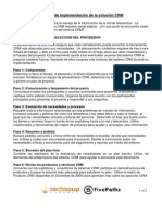 The CRM Proceso de Implementacion de La Solucion0110