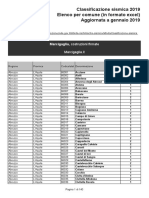 ELENCO COMUNI ITALIANI - Classificazione-sismica-2019-per-comune-in-formato-excel-Aggiornata-a-gennaio-2019