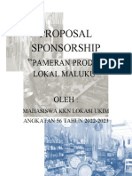 Proposal Sponsorship