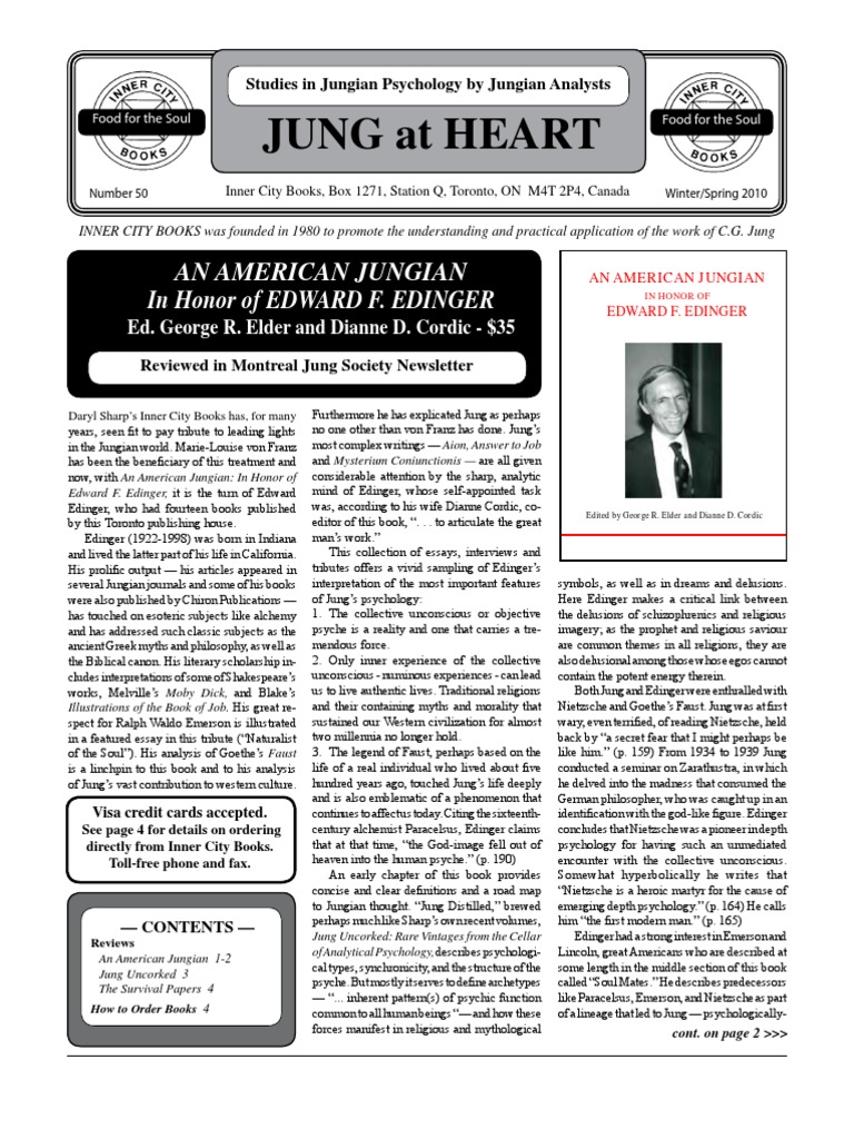 Jung at Heart PDF Analytical Psychology Carl Jung