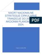 Nacrt Nacionalne Strategije Cirkularne Tranzicije Do 2030 S Akcionim Planom 2023 2024 Godina