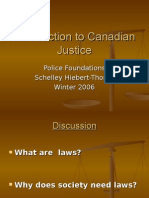 Introduction to Canadian Justice