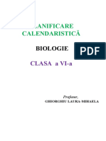 Planificare Bio Cls. 6 20222023